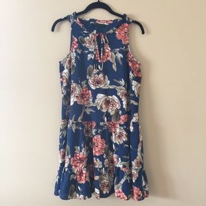 Sanctuary floral sleeveless dress size medium